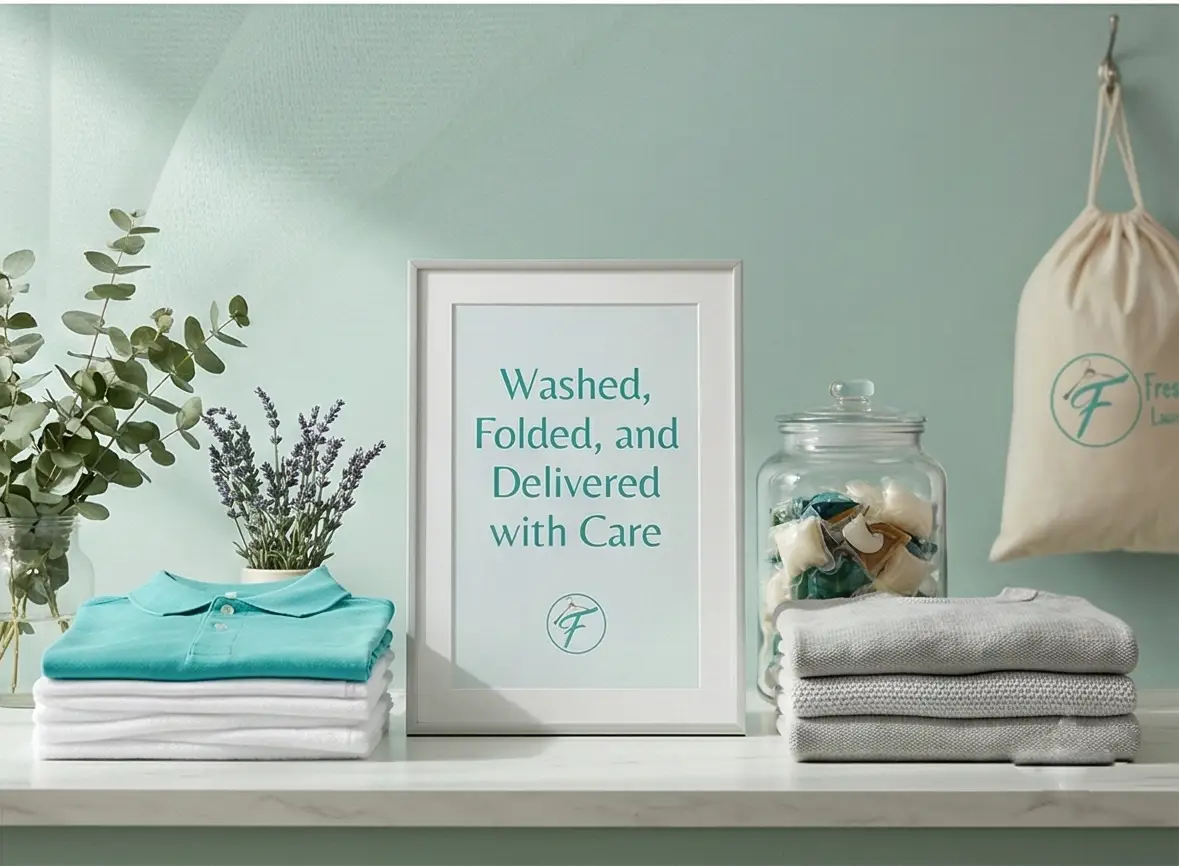 Fresh Is Best Washed, Folded And Delivered With Care